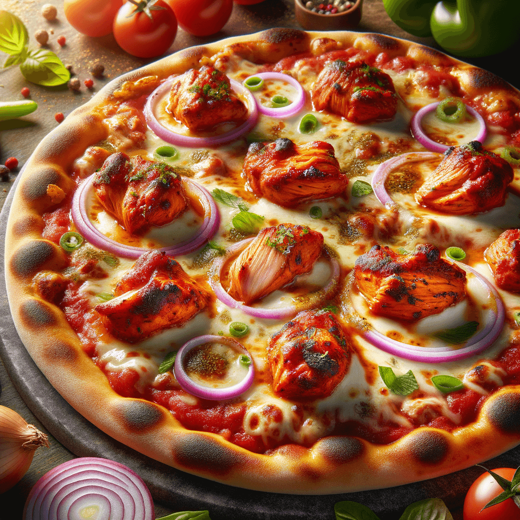 Tandoori Chicken Flatbread Pizza