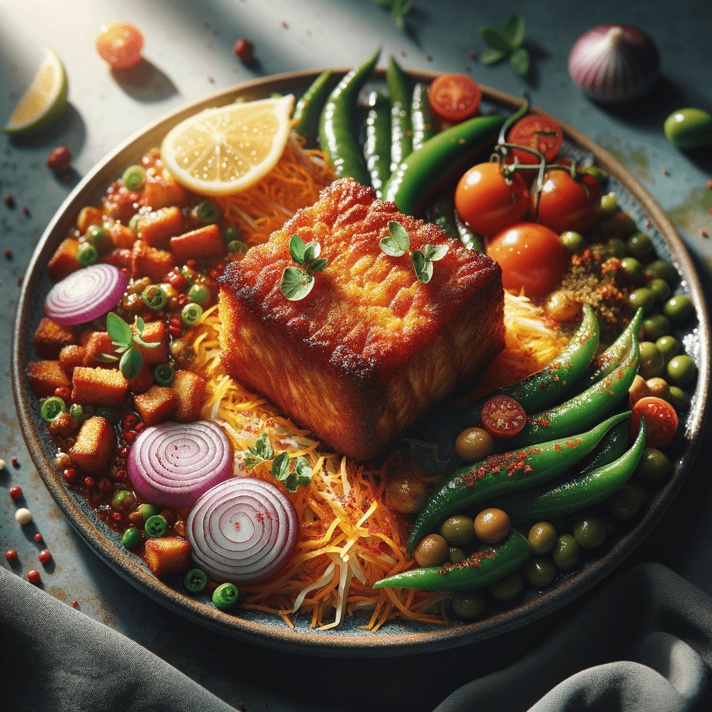 Spicy Garlic-Lemon Fried Chicken Filets