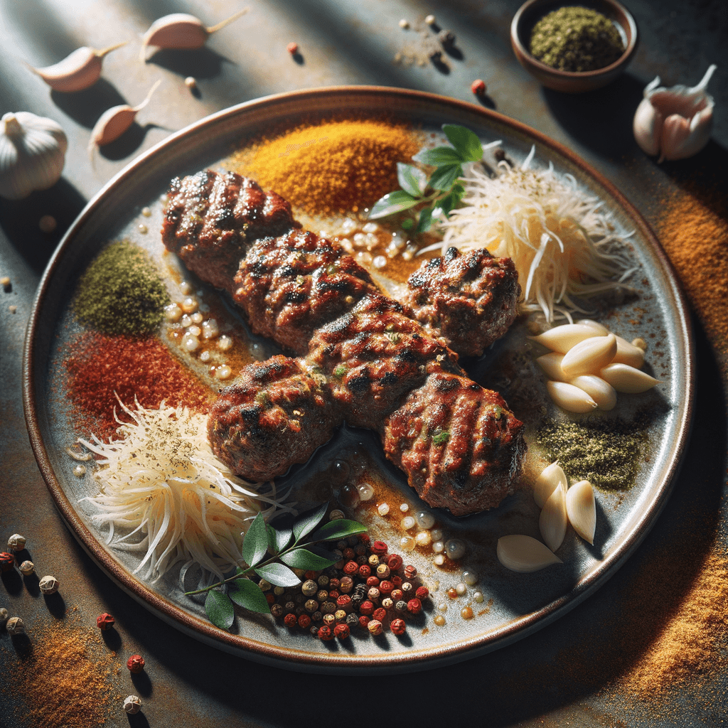 Citrus-Ginger Beef Skewer Kebab (Kebab Choobi)