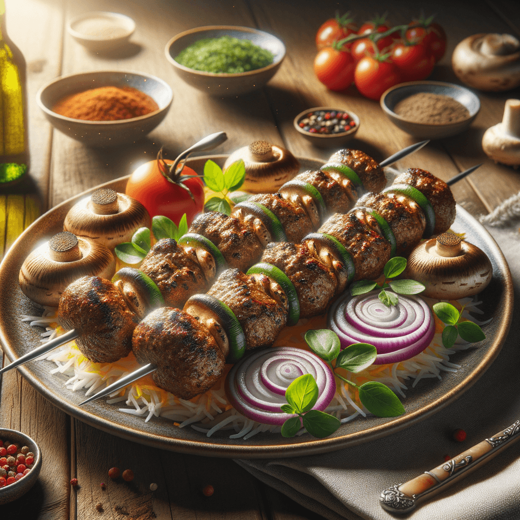 Crispy Persian Mushroom Kebab (Kabab-e Gharch)