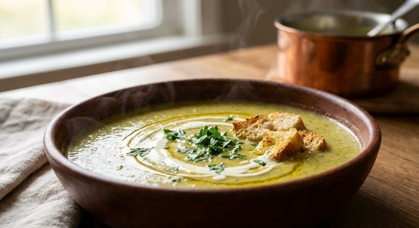 Potage-e Morgh o Brokoli — Persian-Style Velvety Chicken & Broccoli Soup - authentic persian recipe