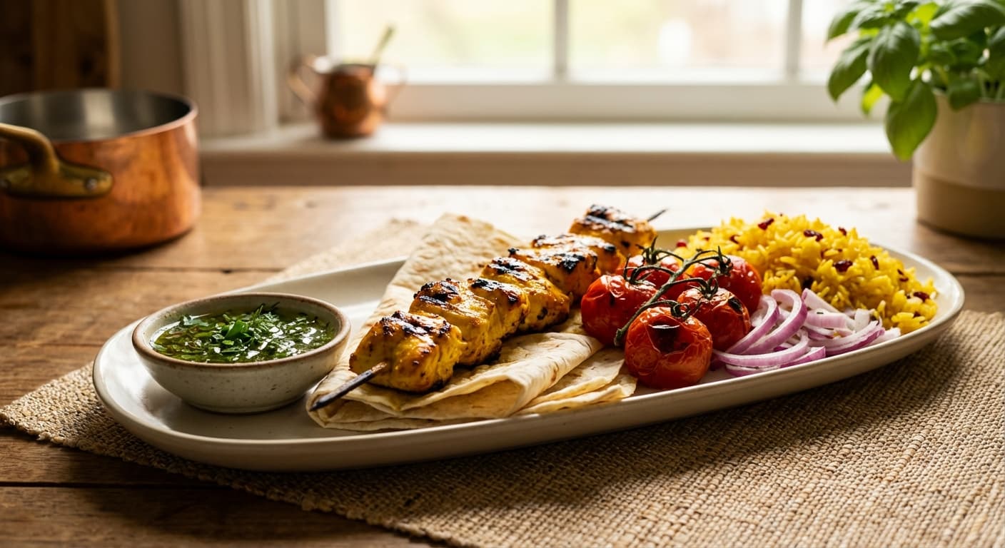 Joojeh Kabab — Persian Saffron Chicken Kebabs - authentic persian recipe