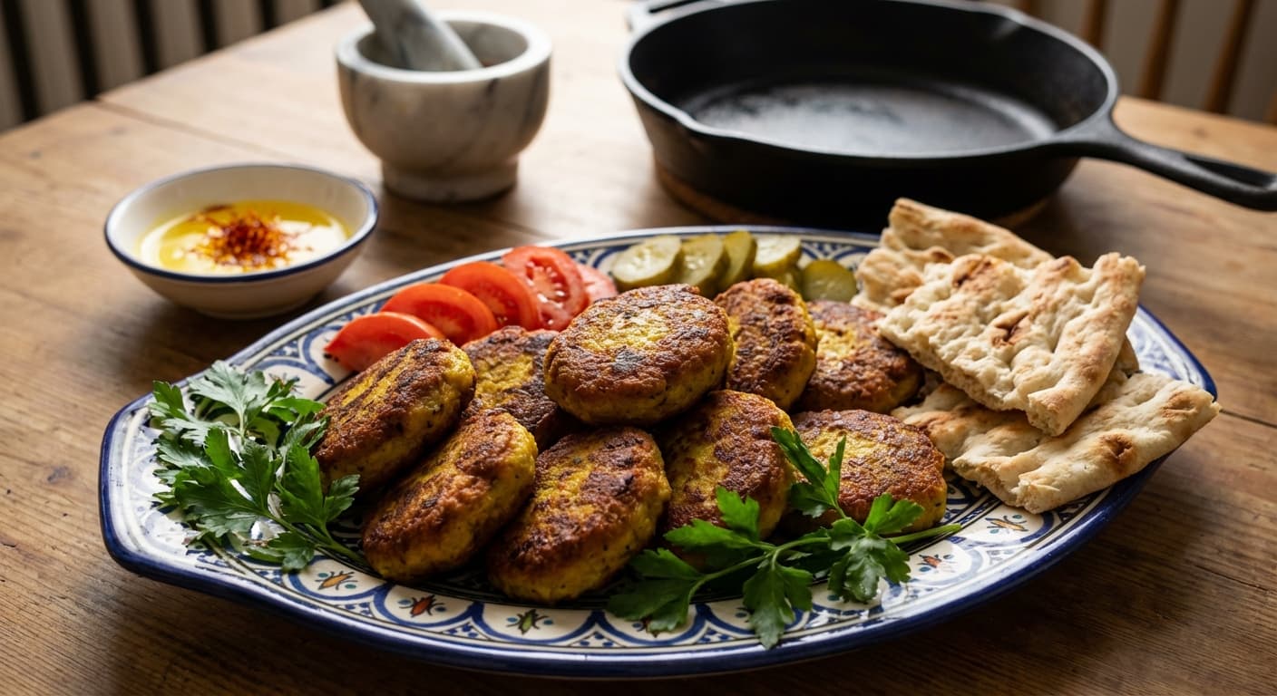 Kotlet — Persian Saffron Potato and Beef Patties - authentic persian recipe