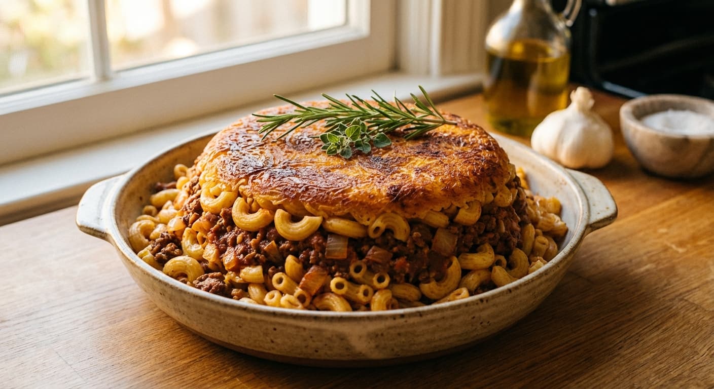 Makaroni — Persian-Style Pasta with Savory Meat Sauce - authentic persian recipe