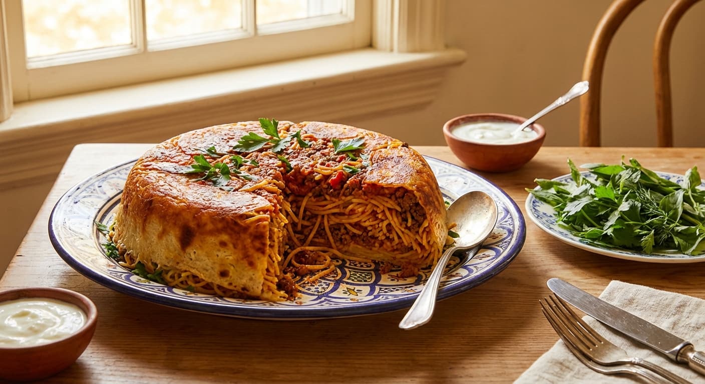 Makaroni — Persian-Style Pasta with Tahdig - authentic persian recipe