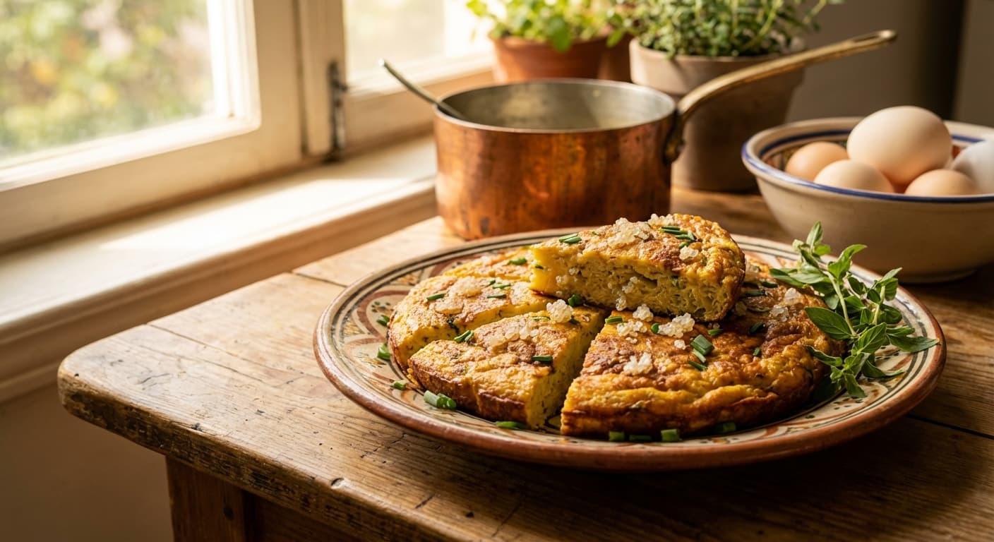 Kuku-ye Khaviar-e Mahi Sefid — Persian Whitefish Caviar Frittata - authentic persian recipe