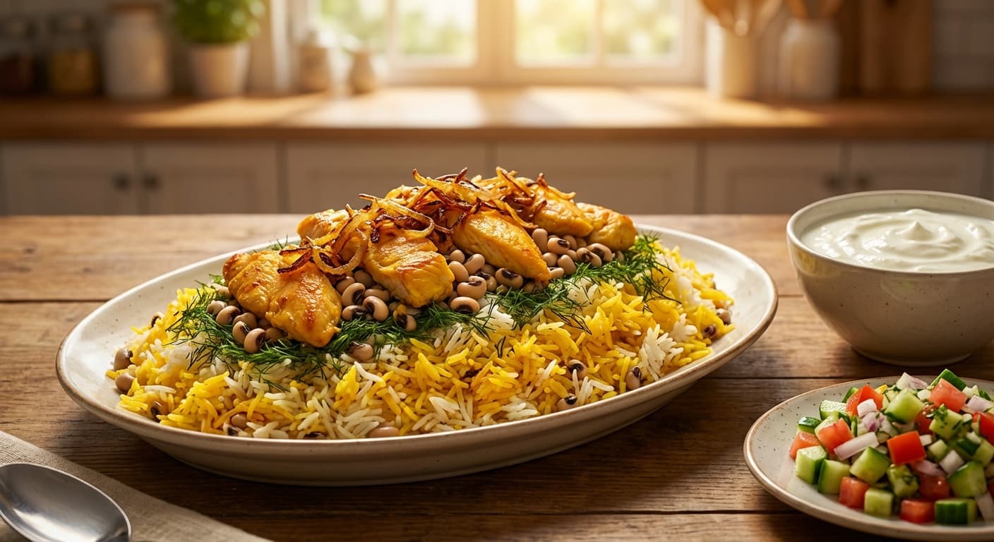 Polo-ye Shushtari — Fragrant Shushtari Rice - authentic persian recipe