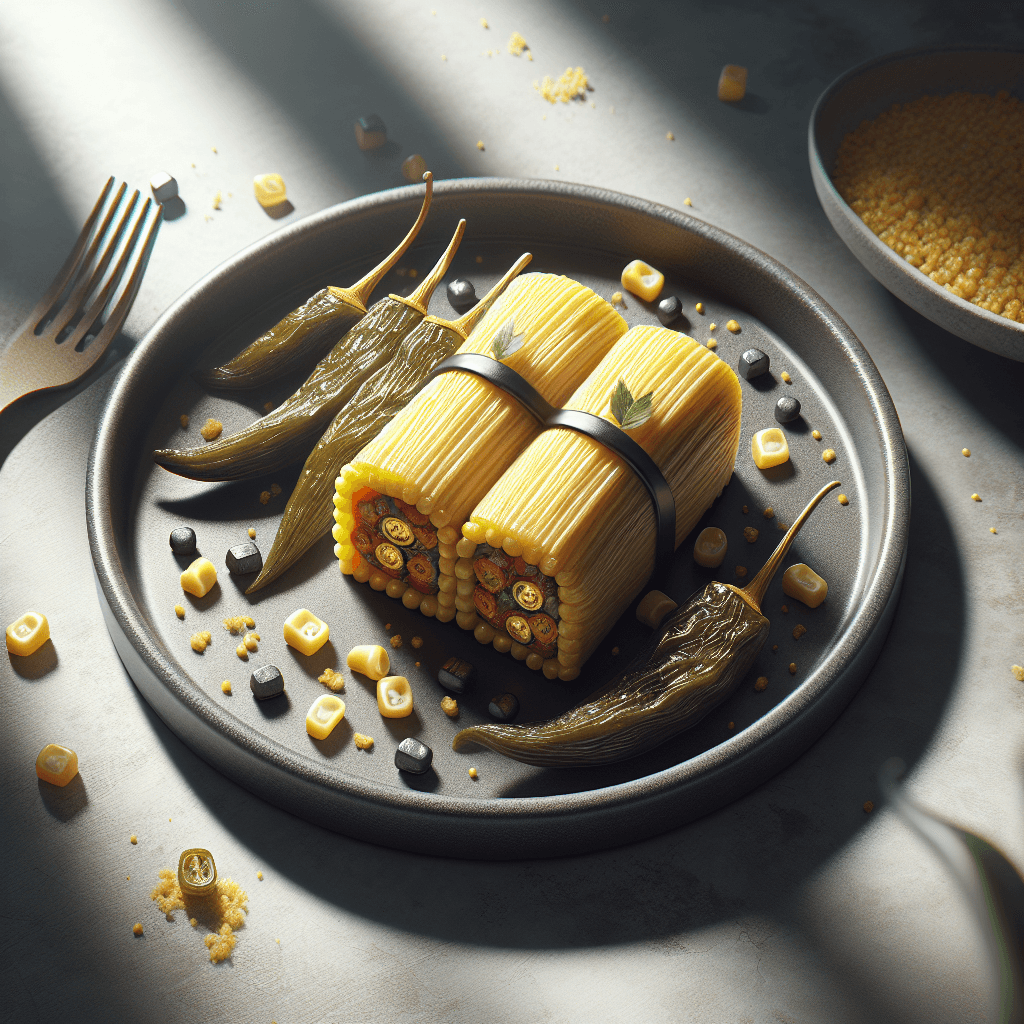 Cheesy Jalapeño Tamales de Rajas