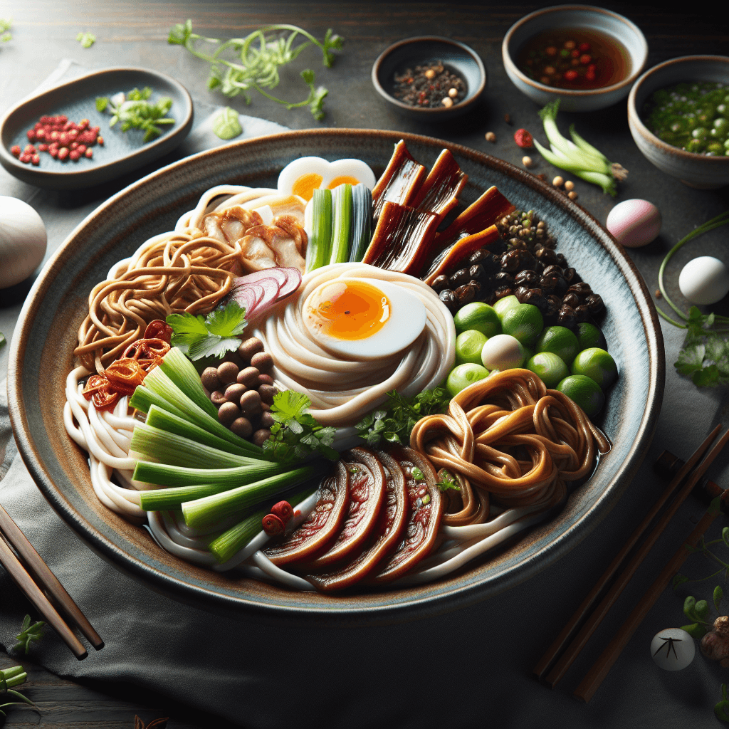 Classic Zhajiang Mian with Fermented Soybean Sauce