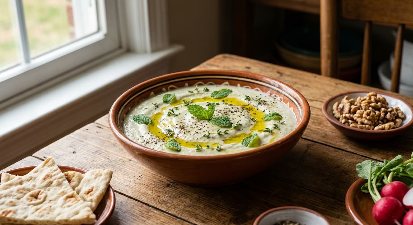 Puree Kam Churi — Chilled Persian Potato & Egg Purée - authentic persian recipe