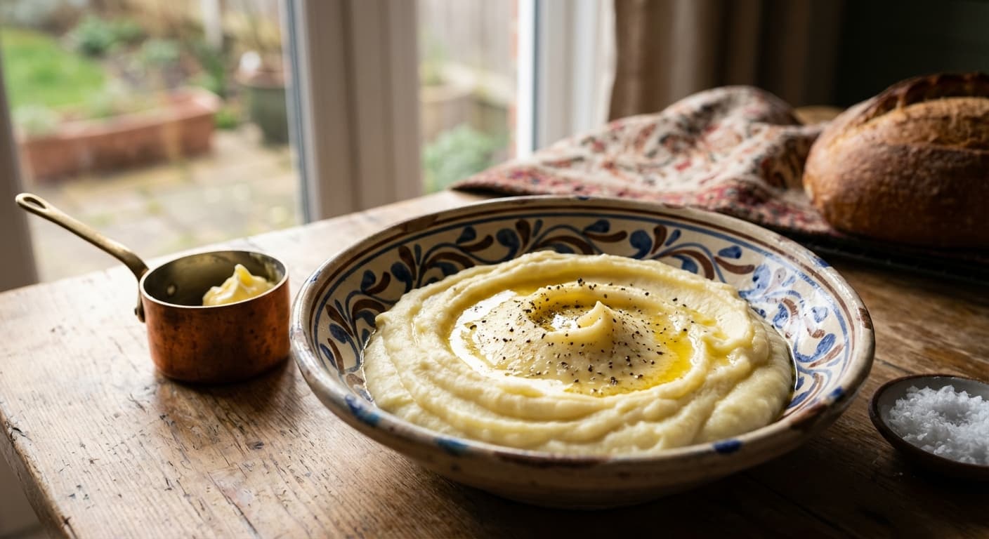 Puré-e Sib Zamini — Persian Potato Purée - authentic persian recipe