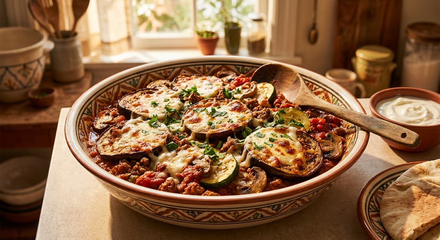 Rataku — Persian-Style Eggplant and Ground Meat Medley - authentic persian recipe