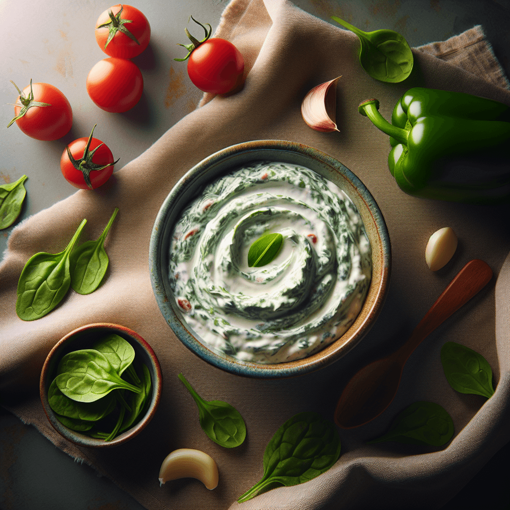 Borani Esfenaj (Spinach Yogurt Dip)
