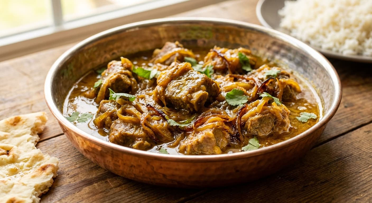Afghan Lamb Do Pyaza — Lamb and Onion Stew with Double Onions - authentic afghan recipe