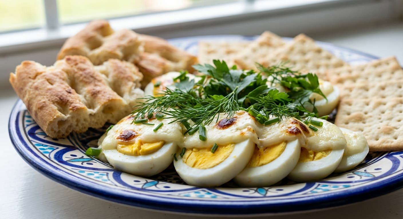 Ardoore Paneer va Tokhm Morgh — Cheese and Egg Appetizer - authentic persian recipe