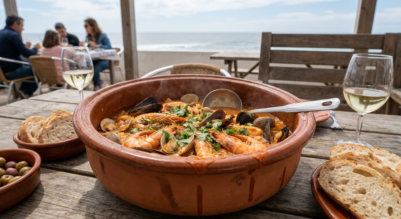Seafood Rice — Saucy Portuguese Shellfish Rice - authentic portuguese recipe