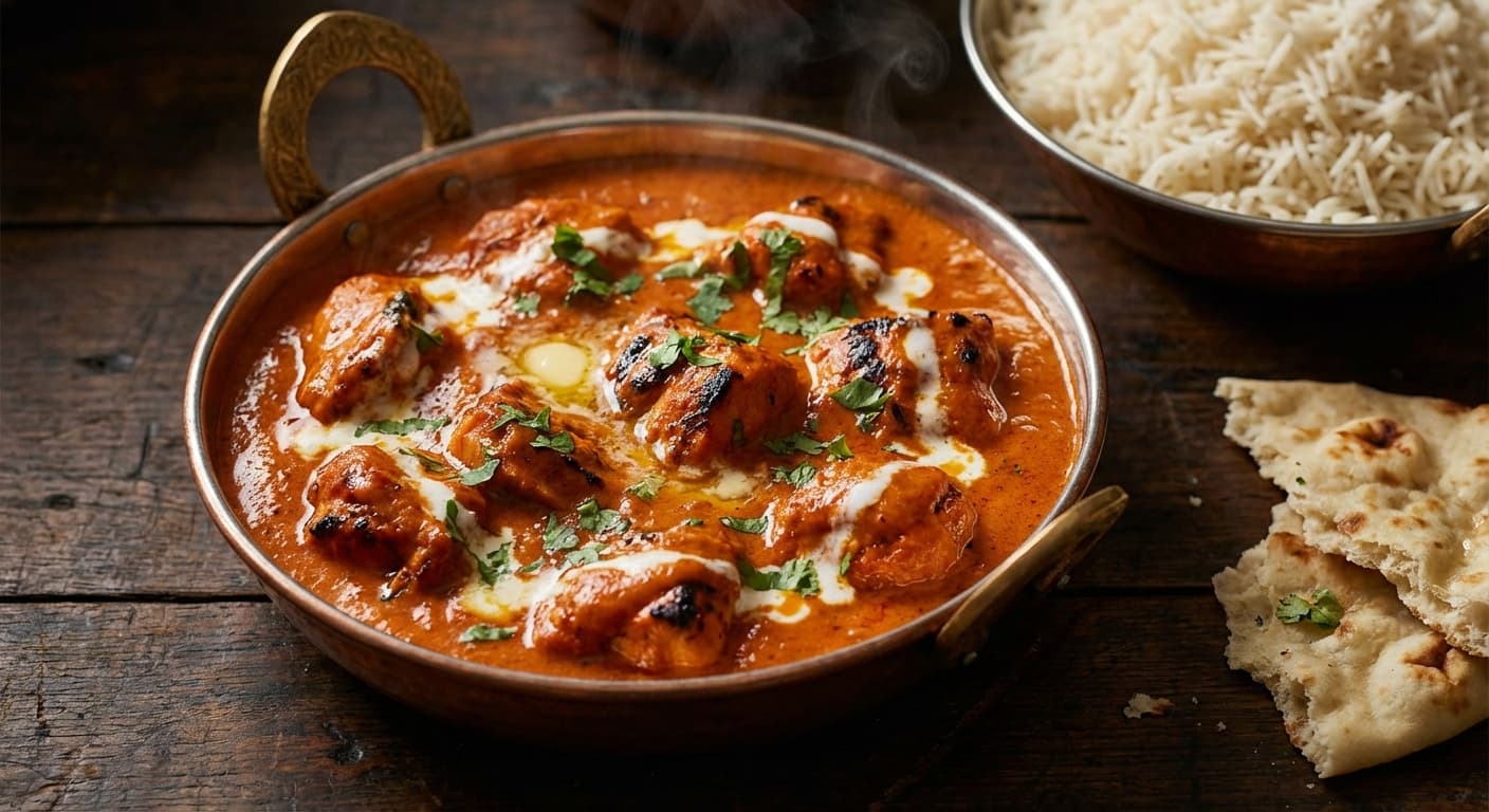 Butter Chicken — Indian Creamy Tomato Butter Curry - authentic indian recipe
