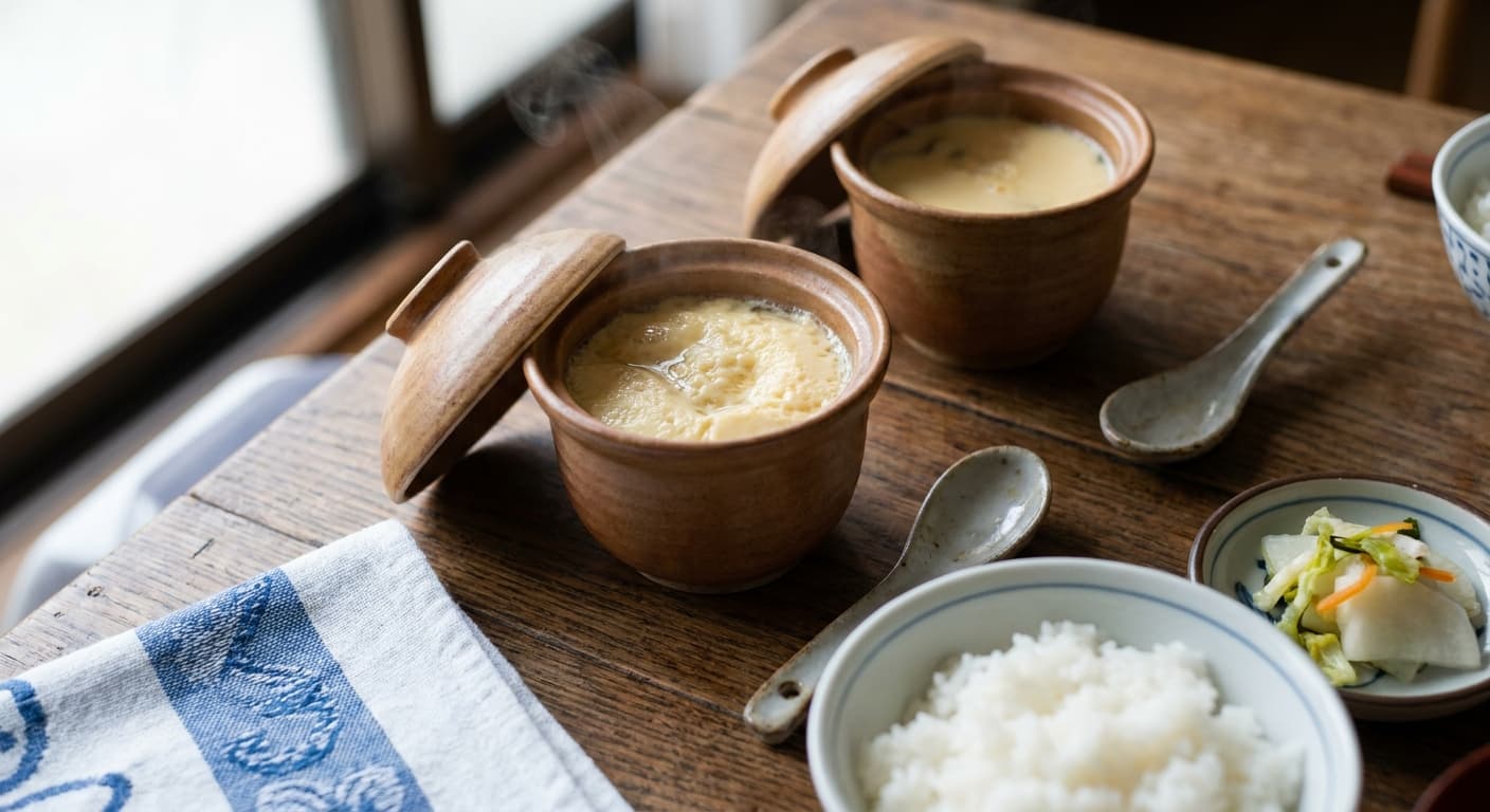 Chawanmushi — Silky Japanese Savory Egg Custard - authentic japanese recipe