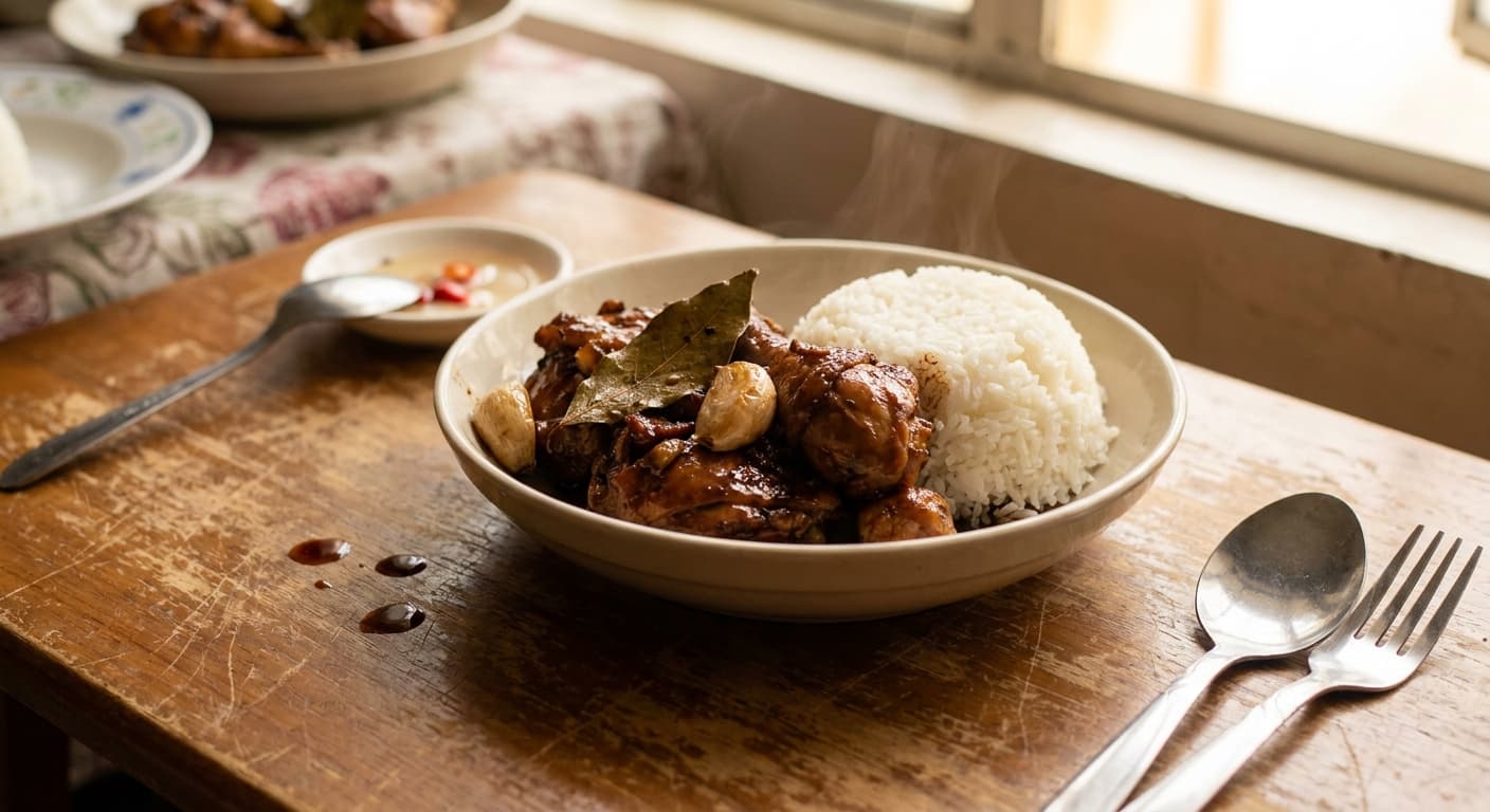 Chicken Adobo — Filipino Soy-Vinegar Braised Chicken - authentic filipino recipe
