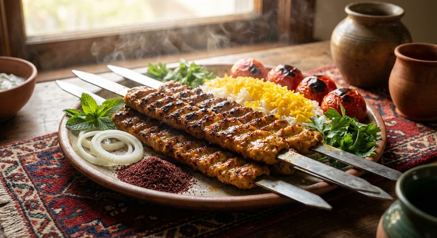 Chicken Koobideh Kebab — Succulent Persian Ground Chicken Skewers - authentic persian recipe