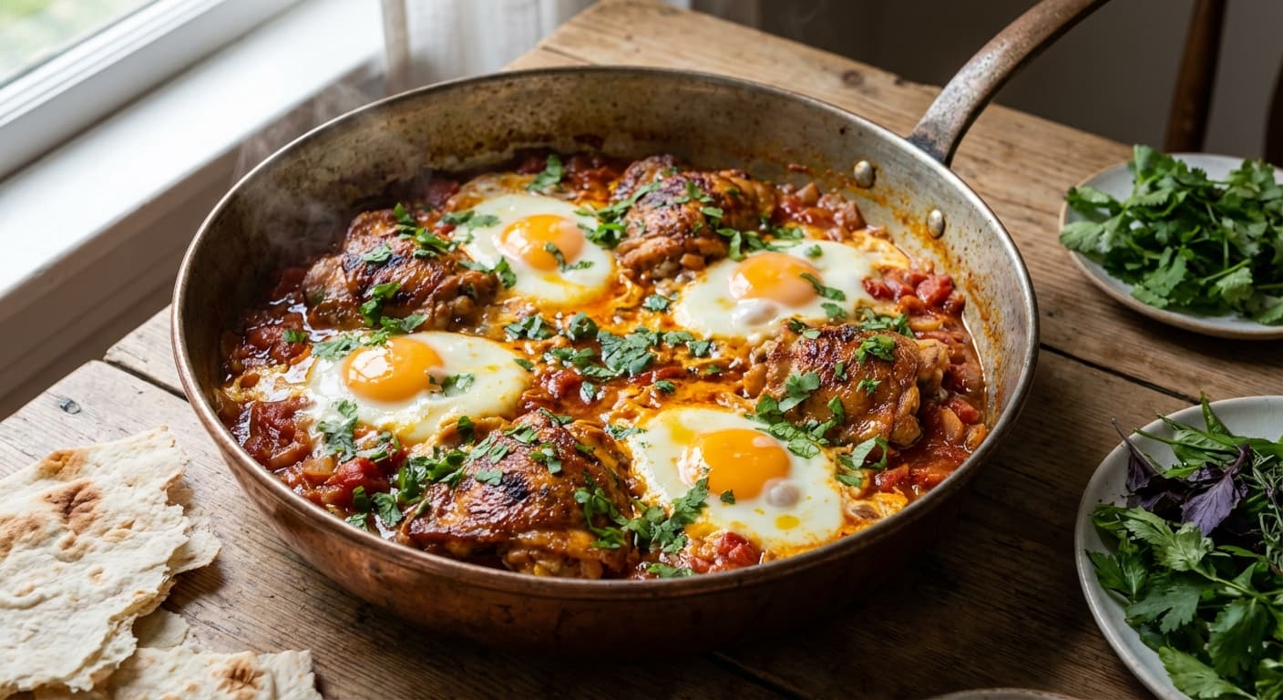 Chigirtma — Azerbaijani Chicken Stew Finished with Eggs - authentic azerbaijani recipe