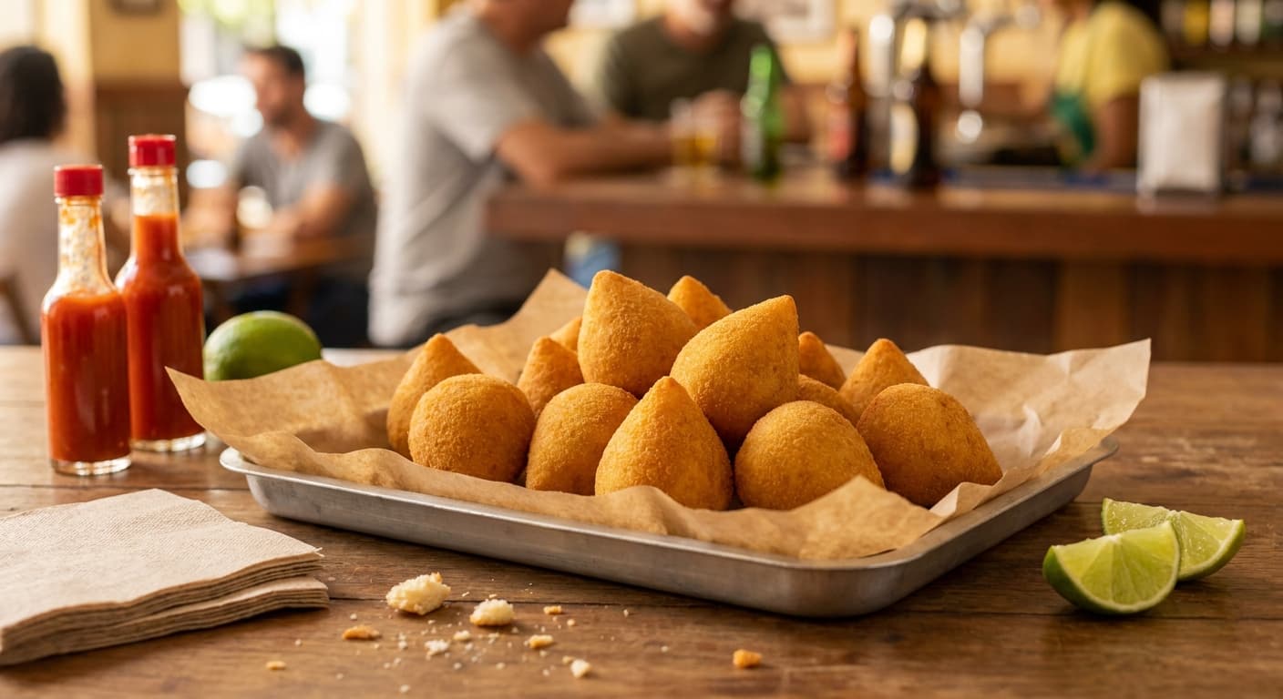Coxinha — Brazilian Chicken Croquettes - authentic brazilian recipe