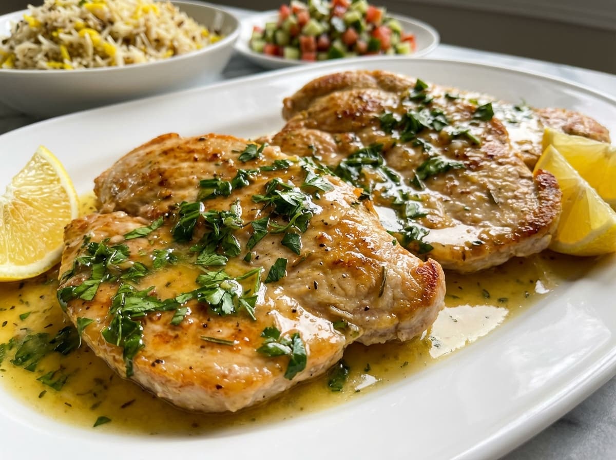 Estek Booghalamoon — Persian Lemon Garlic Turkey Steaks - authentic persian recipe