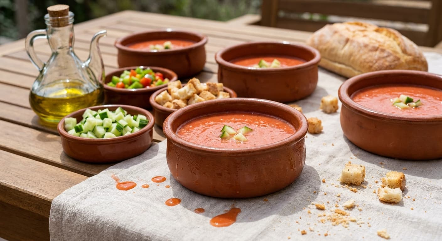 Andalusian Gazpacho — Chilled Tomato and Pepper Soup - authentic spanish recipe