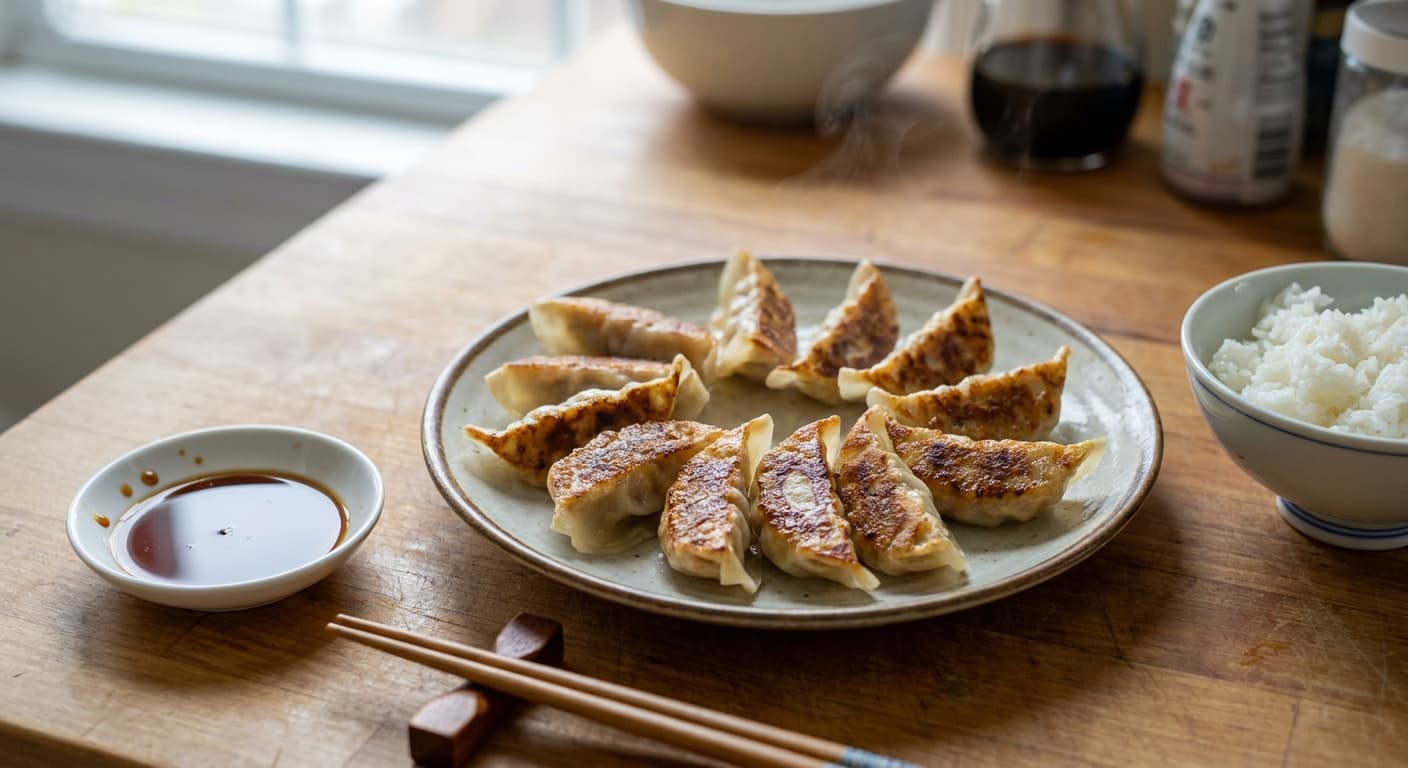 Gyoza — Japanese Pan-Fried Dumplings - authentic japanese recipe