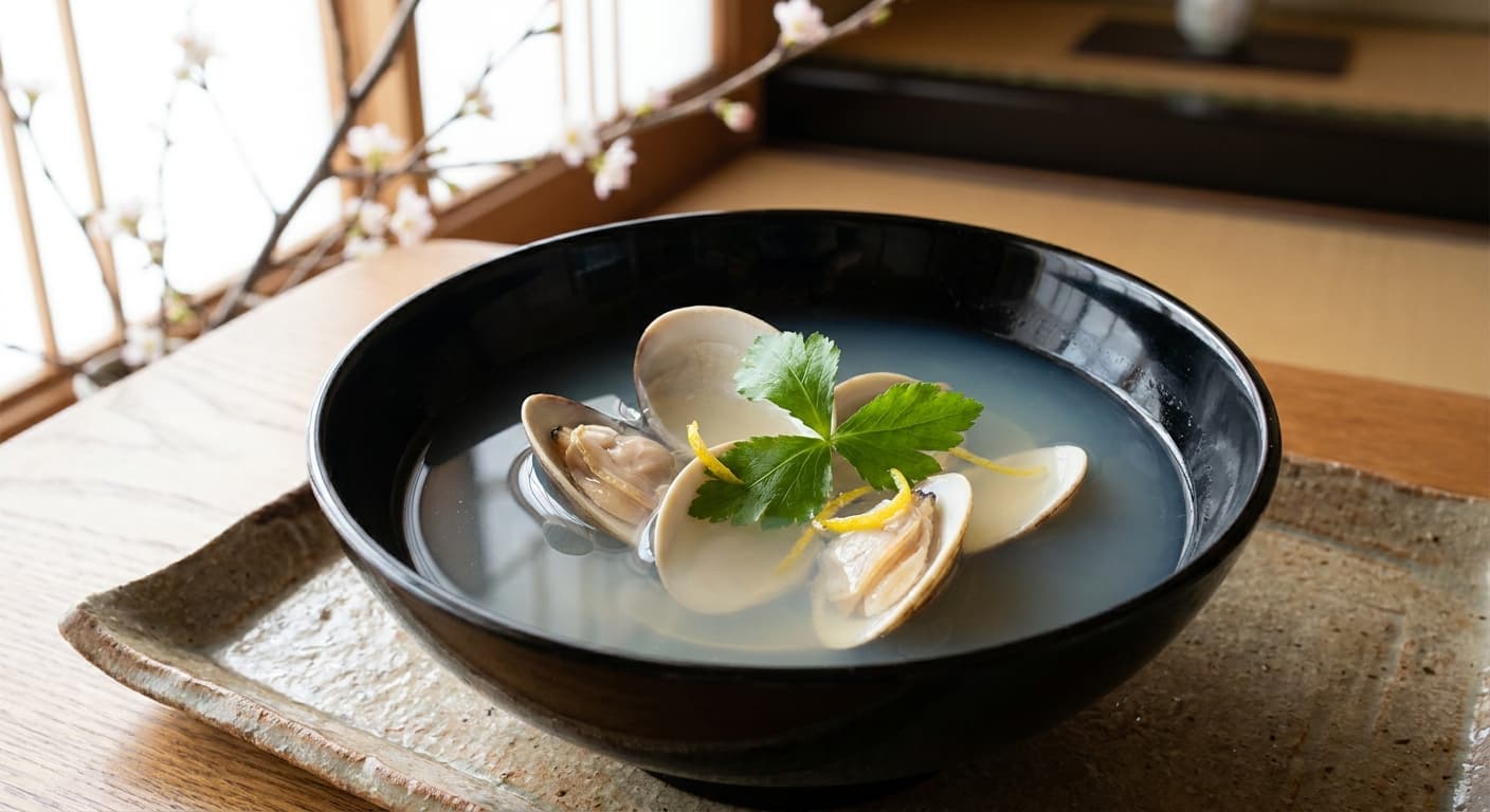 Hamaguri Ushio-jiru (蛤潮汁) - authentic japanese recipe