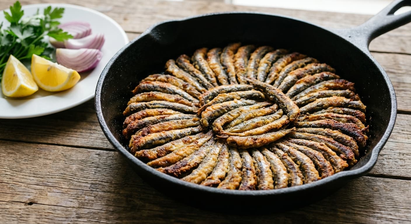 Hamsi Tava — Turkish Pan-Fried Black Sea Anchovies - authentic turkish recipe