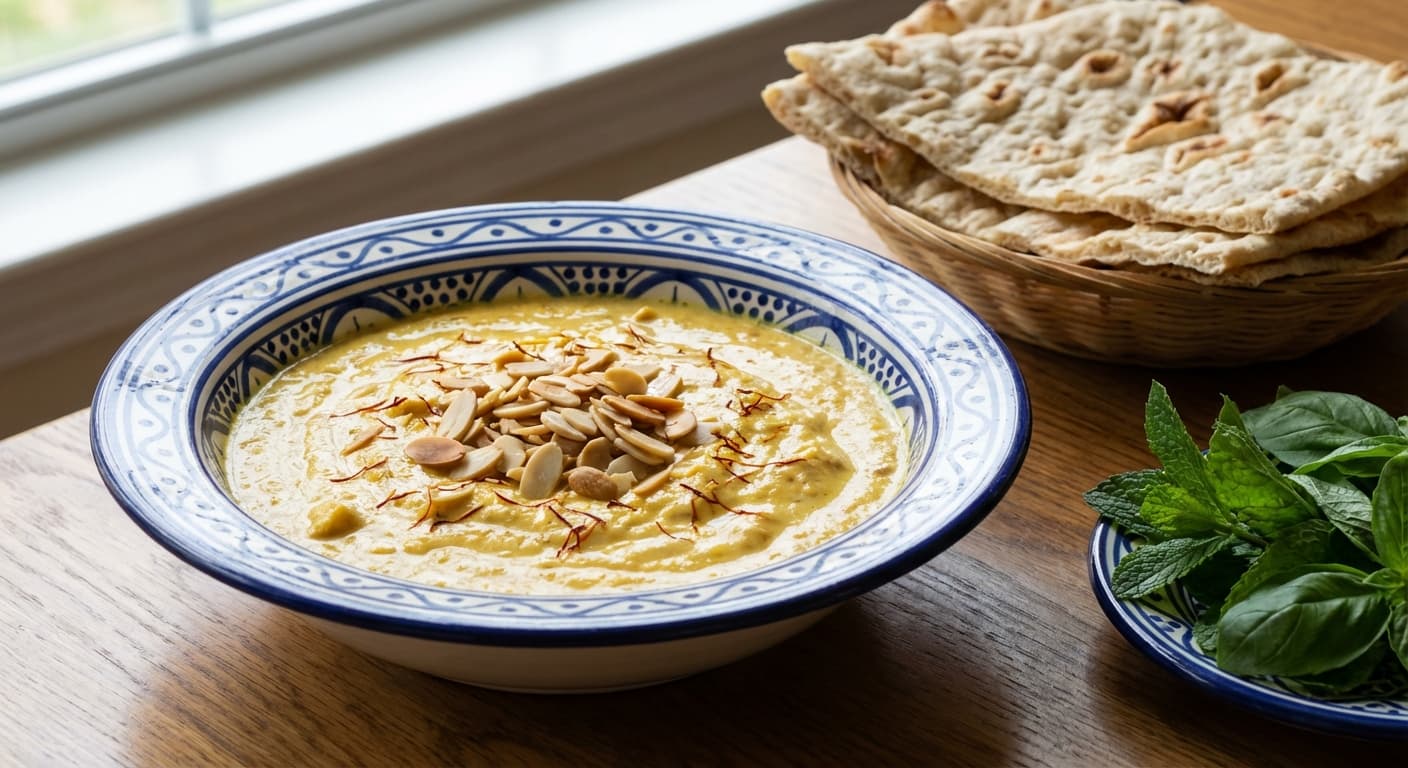 Khoresht - e Mast - Isfahan - Style Saffron Yogurt Stew - authentic persian recipe