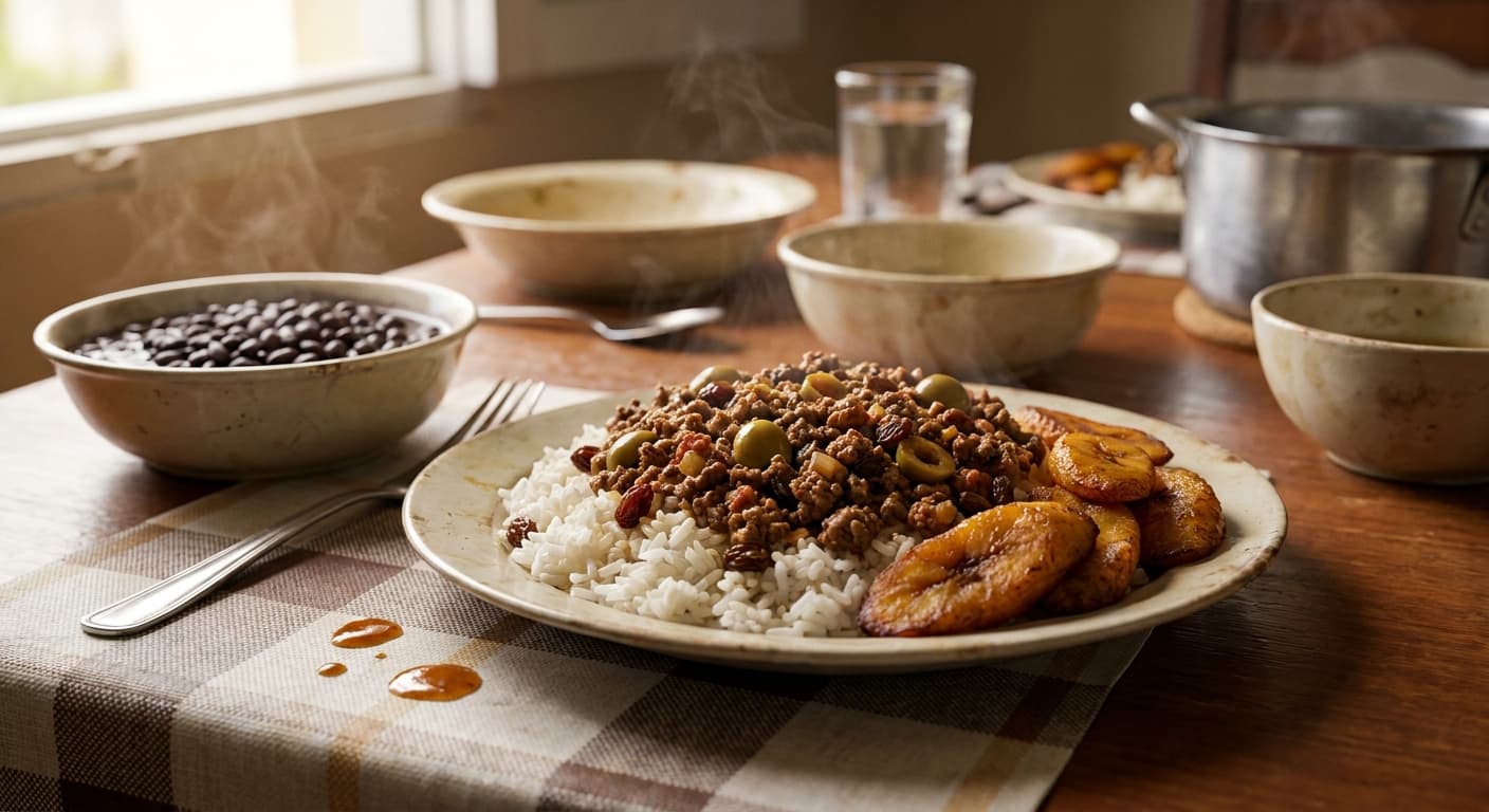 Cuban Picadillo — Savory Beef with Olives and Raisins - authentic cuban recipe