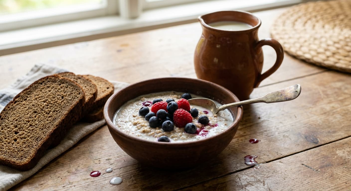 Kama — Estonian Toasted Grain Kefir Drink - authentic estonian recipe