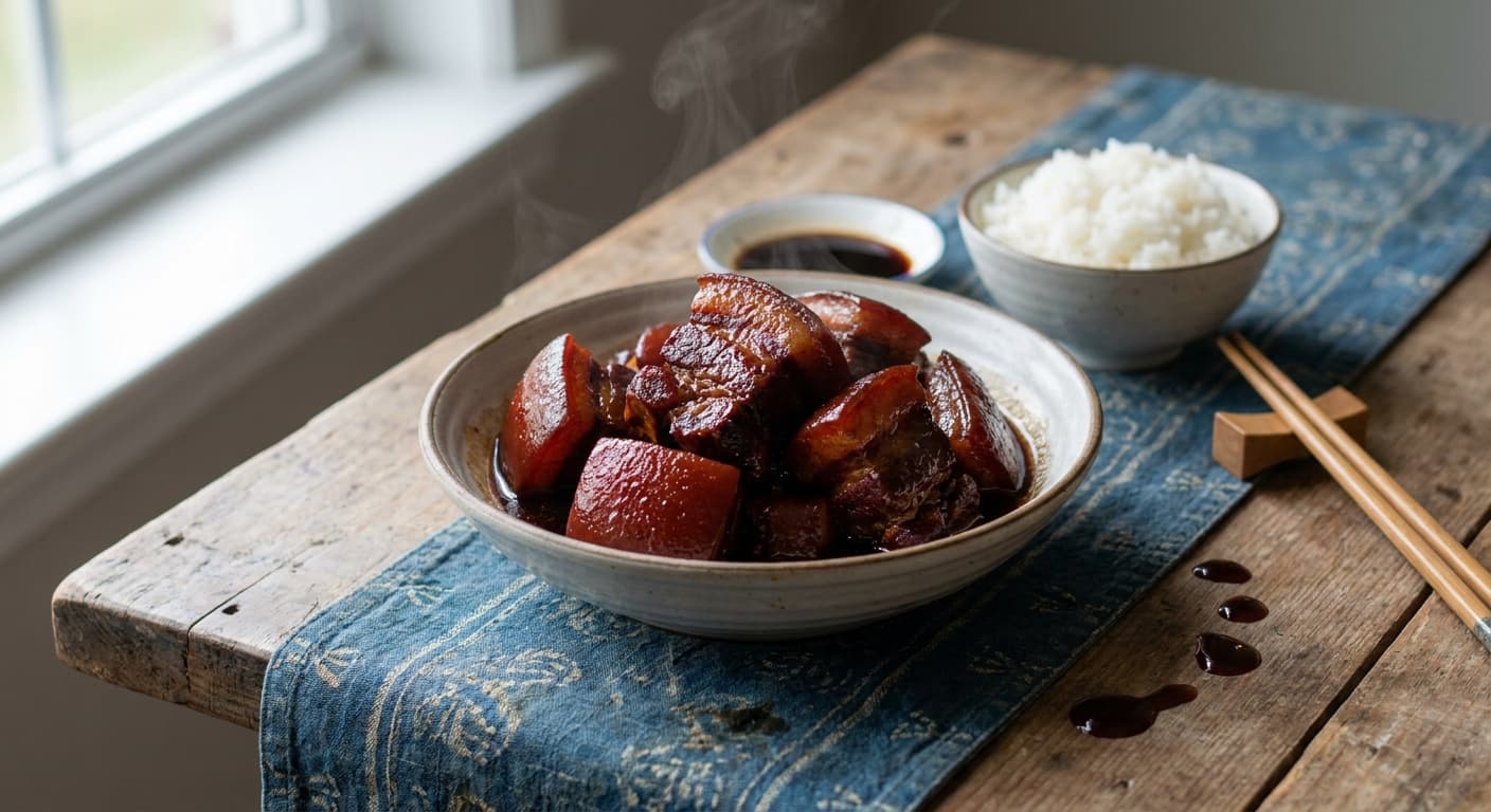 Dongpo Pork — Hangzhou Red-Braised Pork Belly - authentic chinese recipe