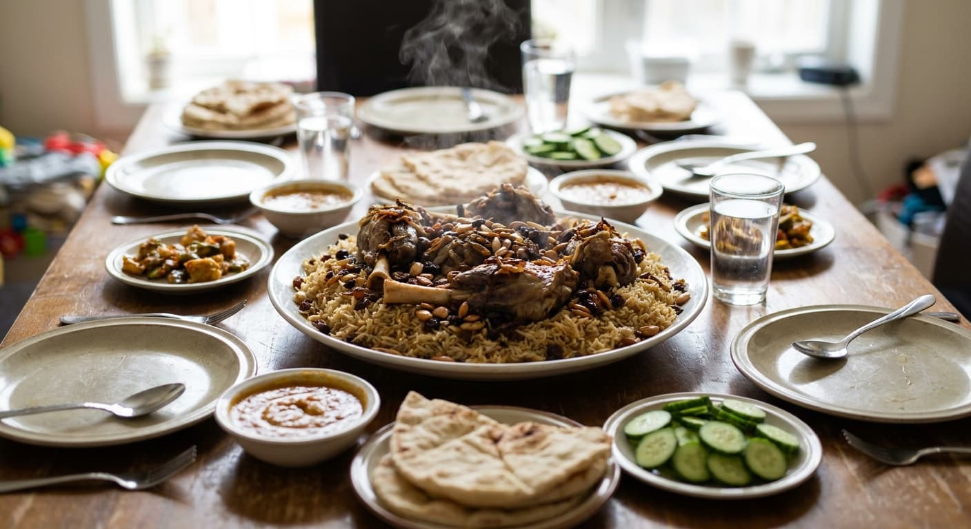 Iraqi Quzi — Spiced Lamb Over Timman Rice - authentic iraqi recipe