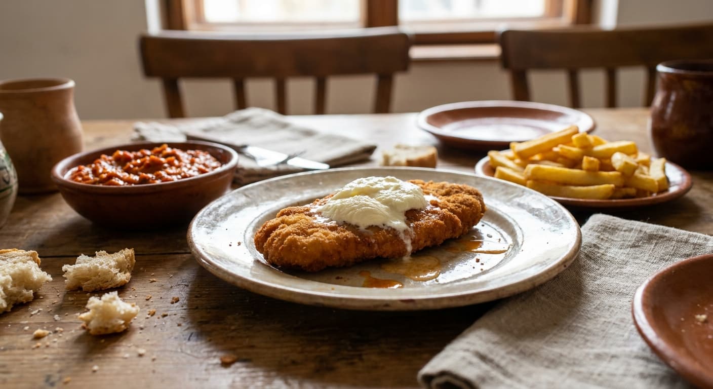 Karadjordje's Schnitzel — Serbian Kajmak-Filled Cutlet - authentic serbian recipe