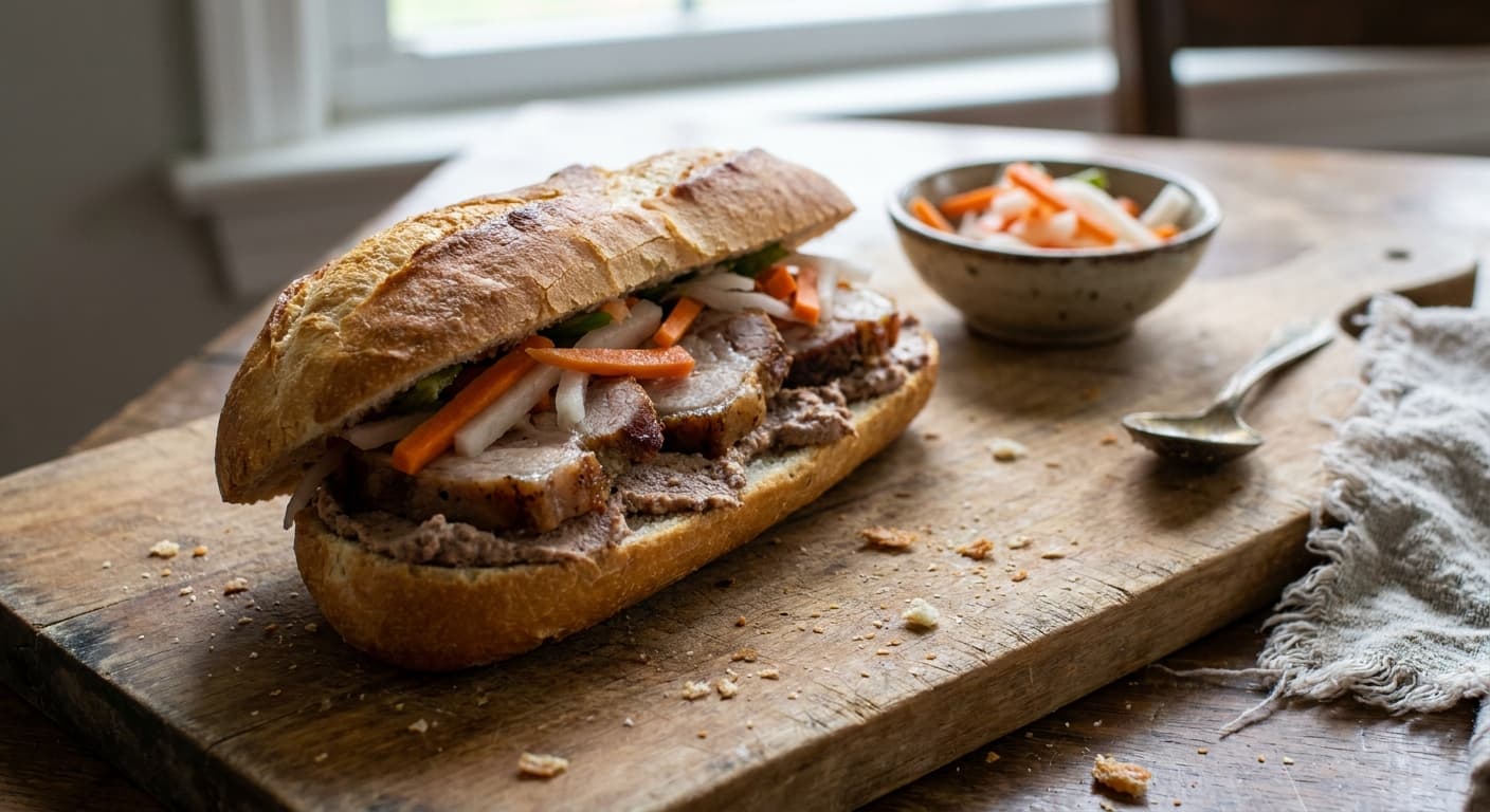 Num Pang Pate — Cambodian Baguette with Pate and Pickles - authentic cambodian recipe