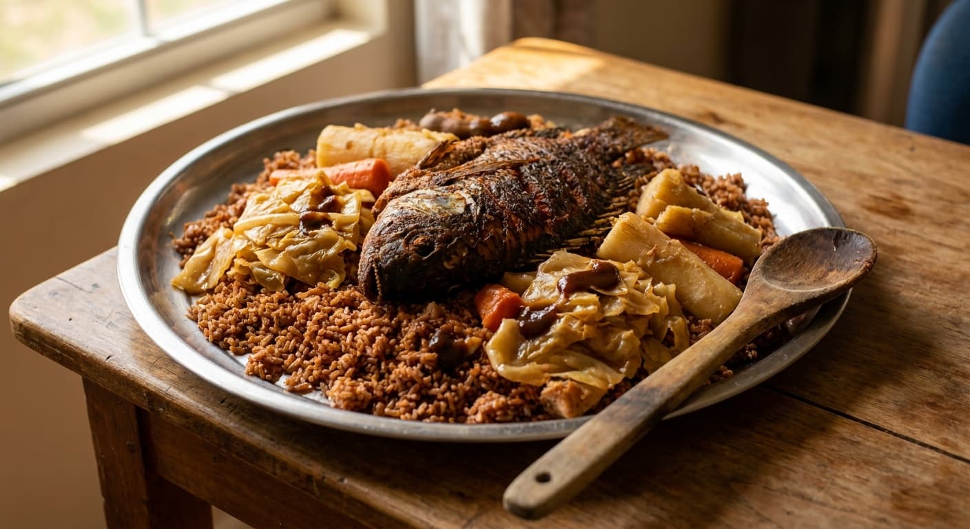 Senegalese Fish and Rice — Tomato-Braised National Dish - authentic west-african recipe