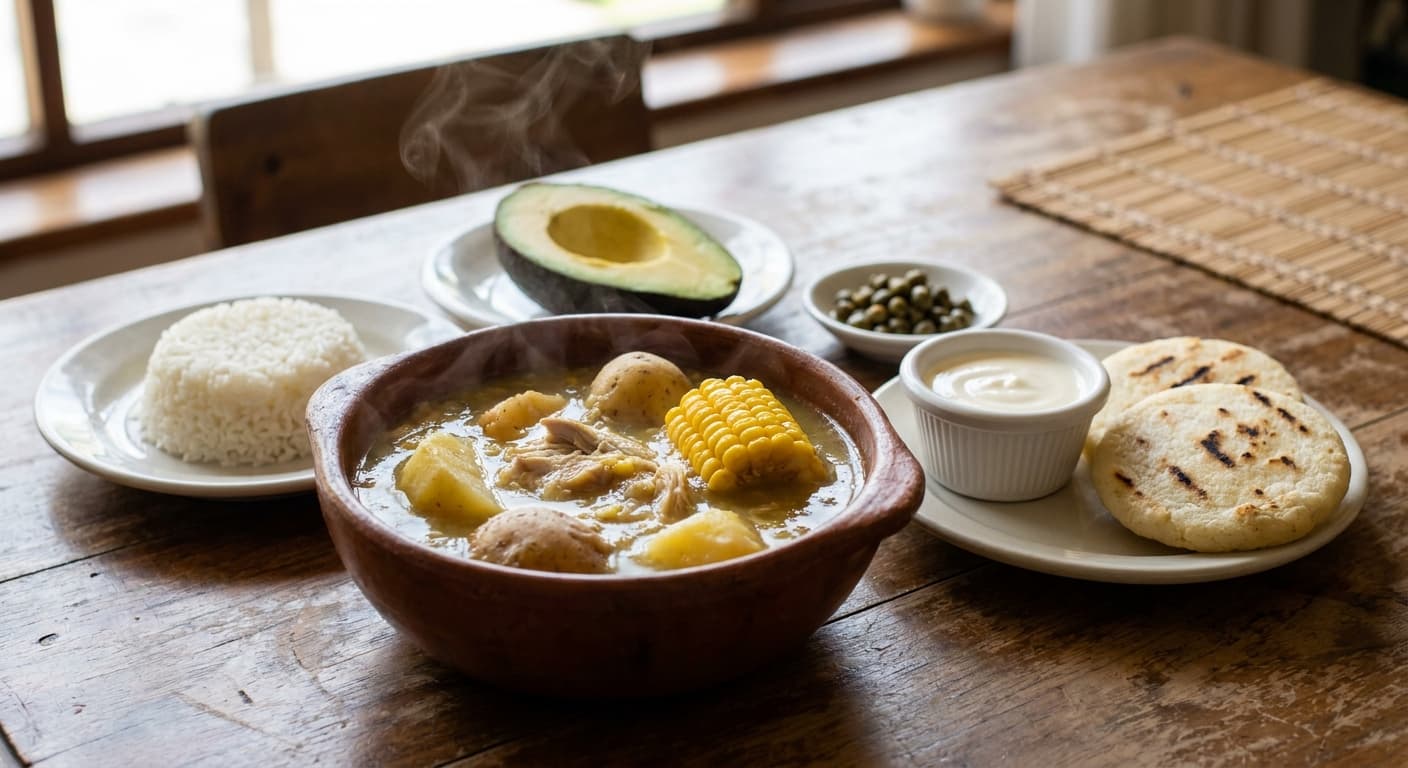Colombian Chicken and Potato Soup — Bogotá-Style Guascas Soup - authentic colombian recipe