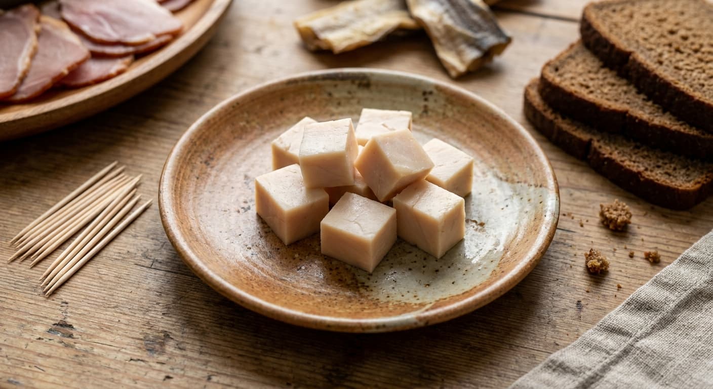 Hákarl — Icelandic Fermented Shark Bites - authentic icelandic recipe