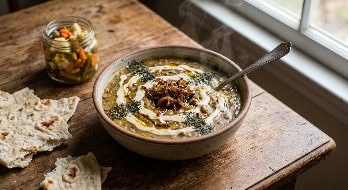Ash-e Sak — Gorgani Spinach and Lamb Ash - authentic persian recipe