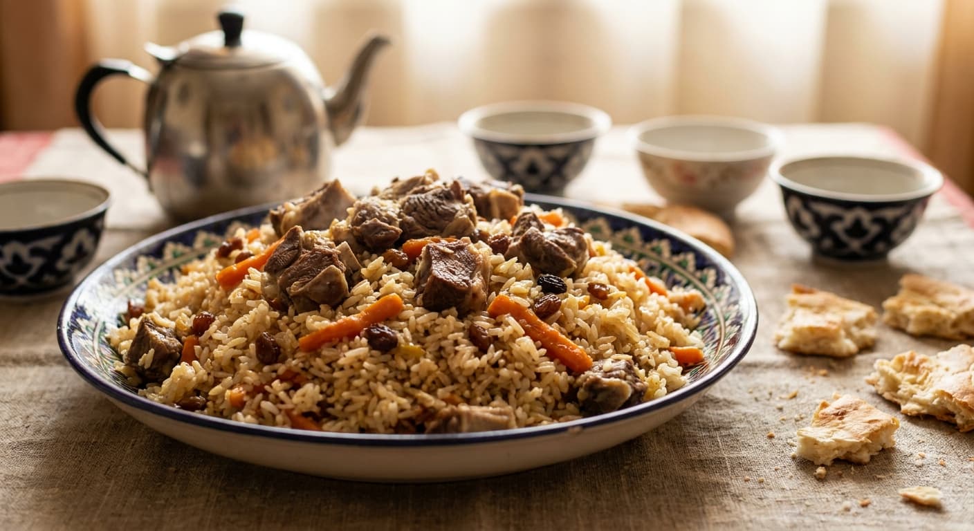 Uzbek Plov — Lamb, Rice, Carrots, and Cumin Pilaf - authentic uzbek recipe