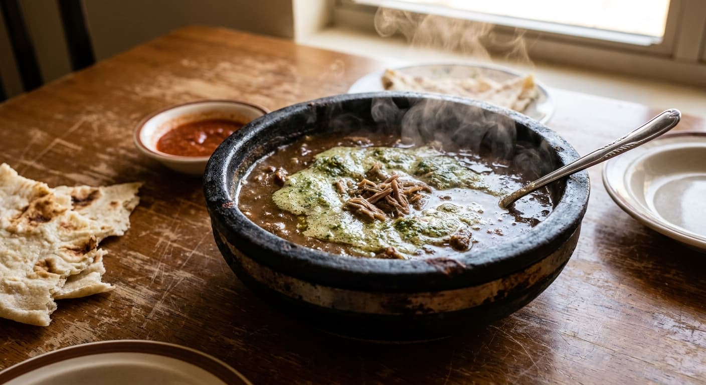 Fahsa — Bubbling Yemeni Shredded Lamb Stew - authentic yemeni recipe
