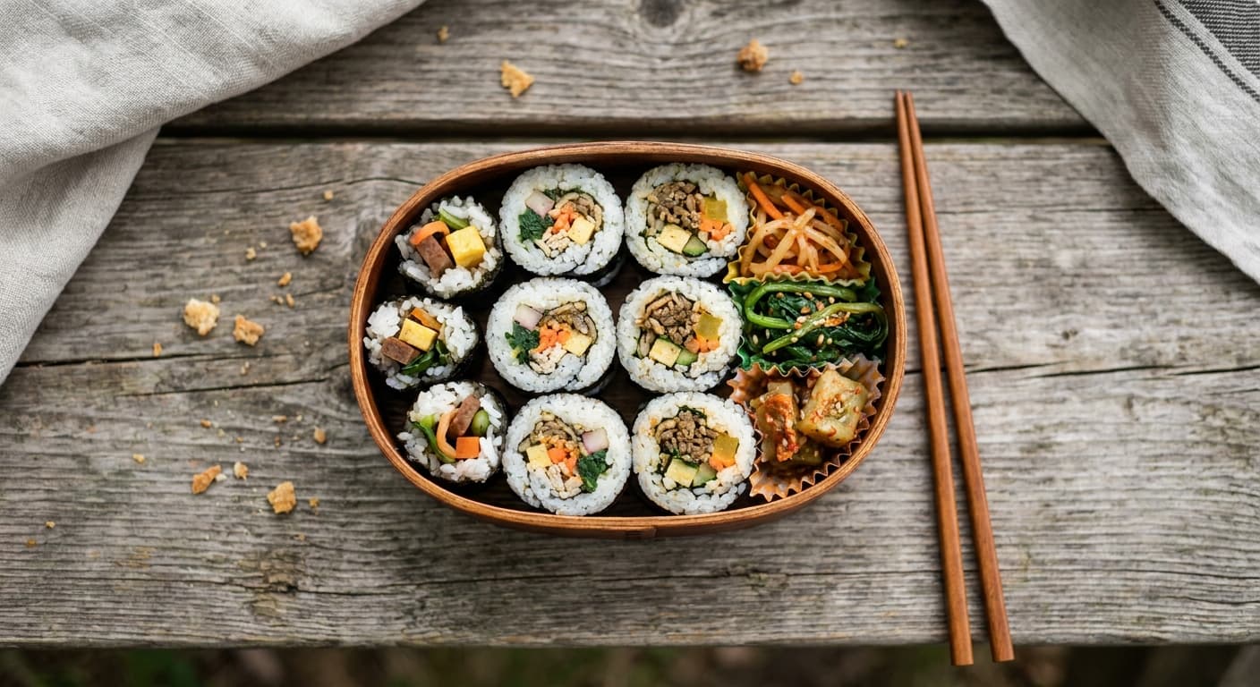 Kimbap — Korean Seaweed Rice Rolls - authentic korean recipe