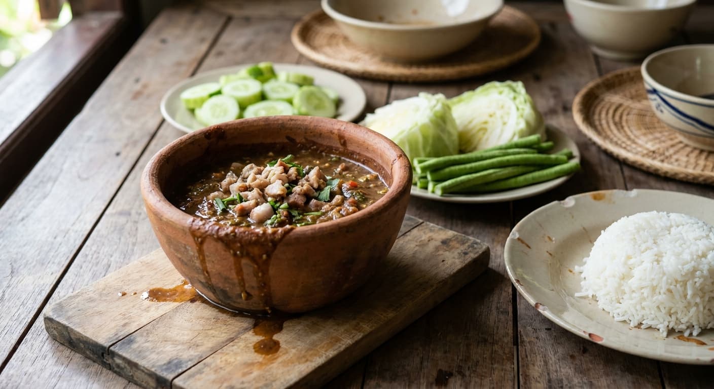 Prahok Ktis — Cambodian Coconut Pork Dip - authentic cambodian recipe