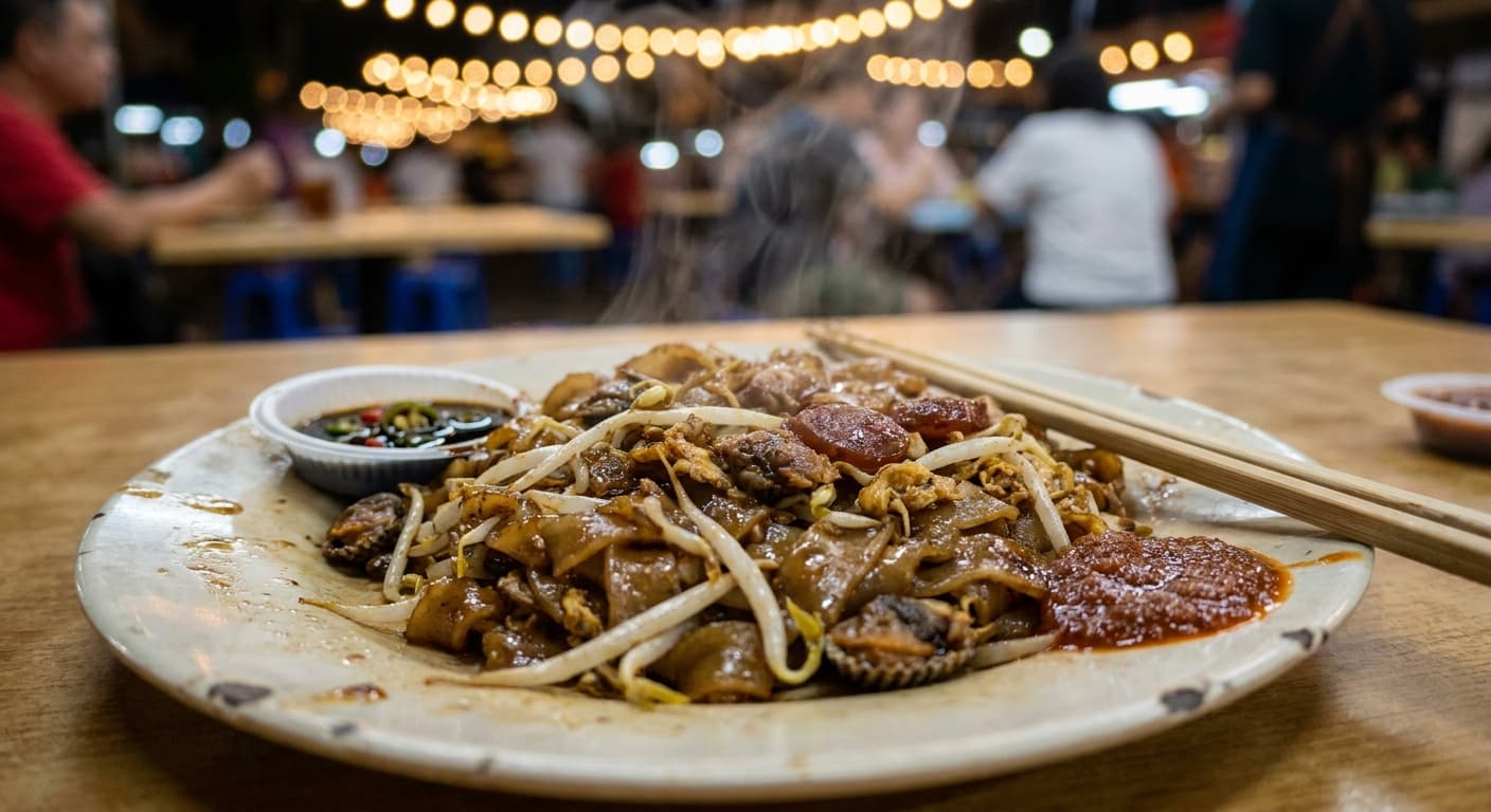Char Kway Teow — Smoky Malaysian Stir-Fried Rice Noodles - authentic malaysian recipe