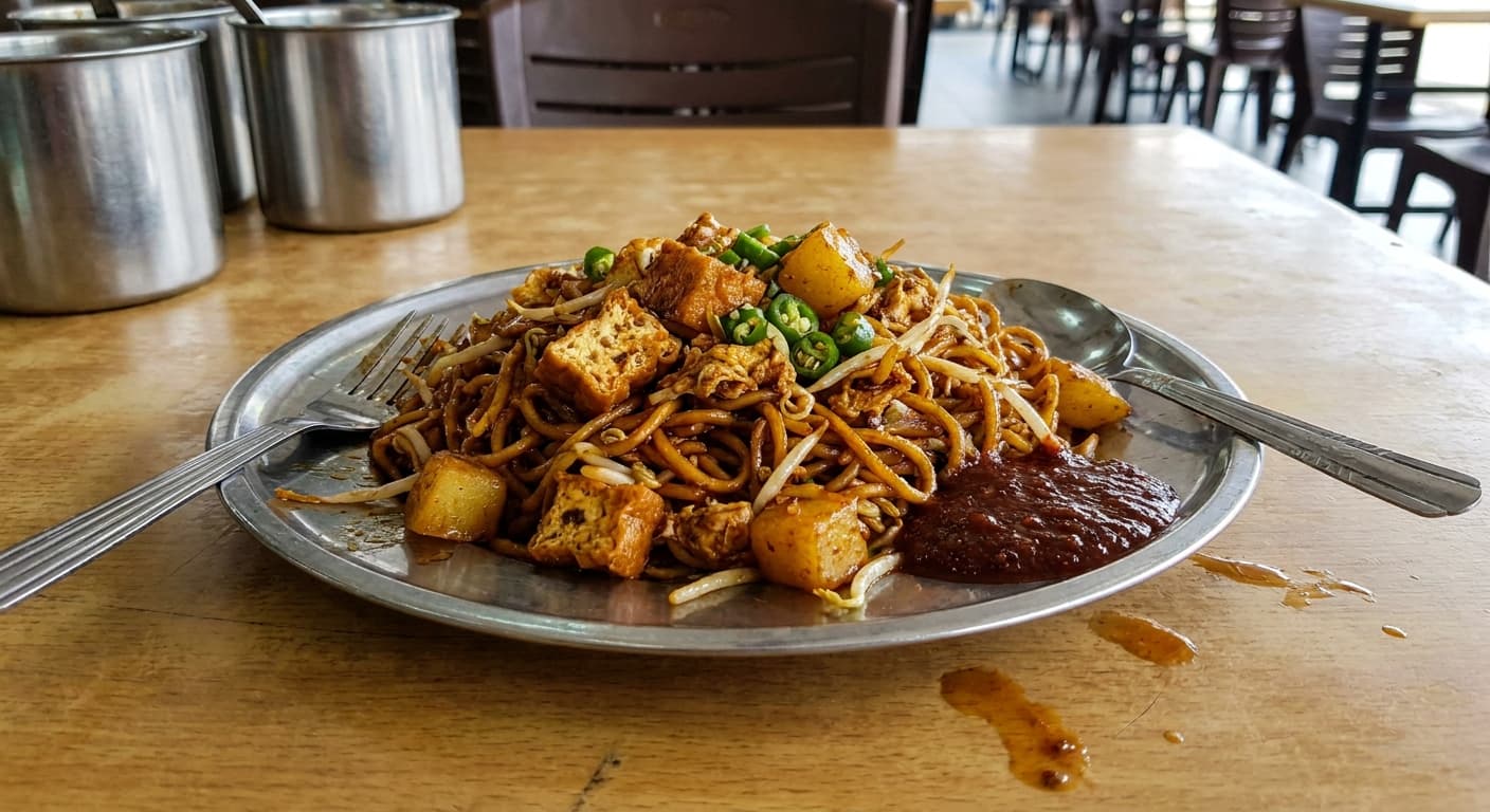 Mamak Fried Noodles — Malaysian Indian Street-Stall Noodles - authentic malaysian recipe