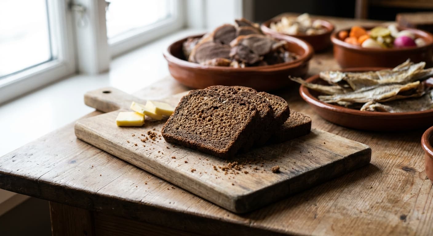Icelandic Rye Bread — Dense Geothermal-Style Rye Loaf - authentic icelandic recipe