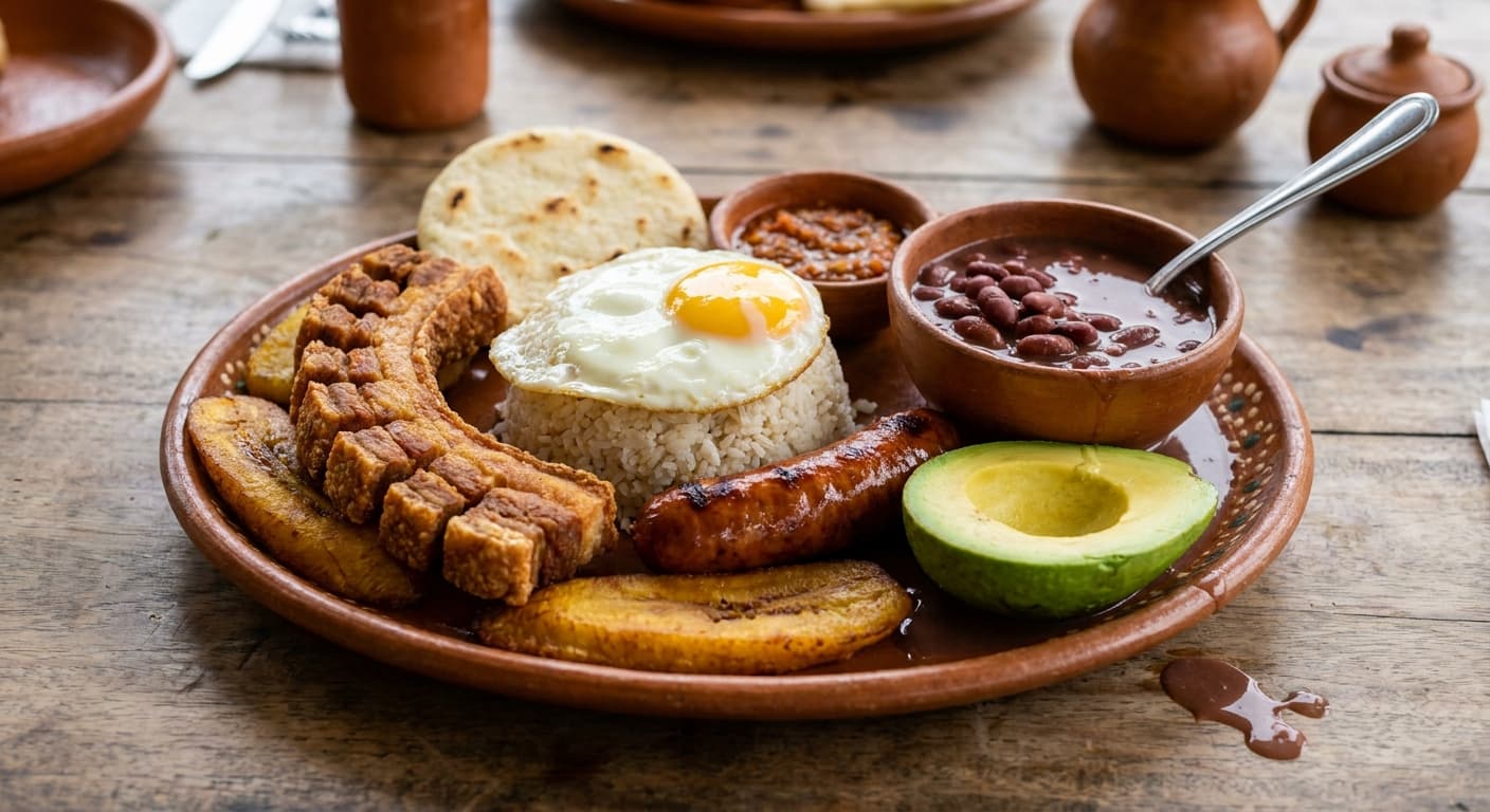 Colombian Bandeja Paisa — Antioquia Mountain Platter - authentic colombian recipe